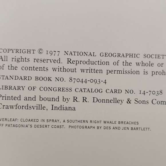 Vintage 1977 National Geographic Index Hardback Book 1947 - 1976 451 Pages - Picture 5 of 5